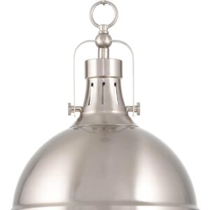 Kira Home Belle - Lámpara colgante industrial moderna de 15 pulgadas, altura colgante