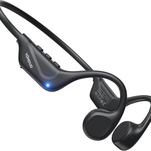 Auriculares de conducción ósea, auriculares de oído abierto, auriculares inalámbricos con microfono