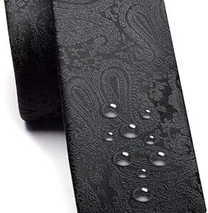 Corbatas de boda casuales de 2 pulgadas para hombre, corbata delgada de moda.