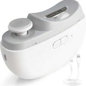 Cortaúñas eléctrico automático – Cortador de dedos automático 2 en 1.