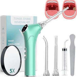 Kit electrónico de eliminación de piedras amígdalas al vacío, removedor de piedras de amígdalas.