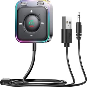 JOYROOM Adaptador Bluetooth 5.4 AUX para automóvil [actualización 2025].