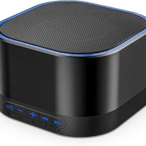 Magicteam Máquina de sonido blanco con 20 sonidos relajantes naturales sin bucle.