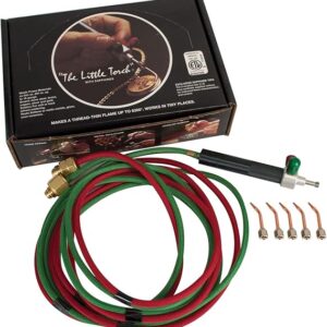 The Little Torch linterna con 5 puntas en una caja- acetileno.