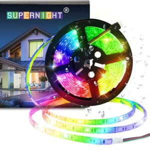 Supernight (TM) - Tira de luz LED flexible, de color cambiante RGB, 300 luces.