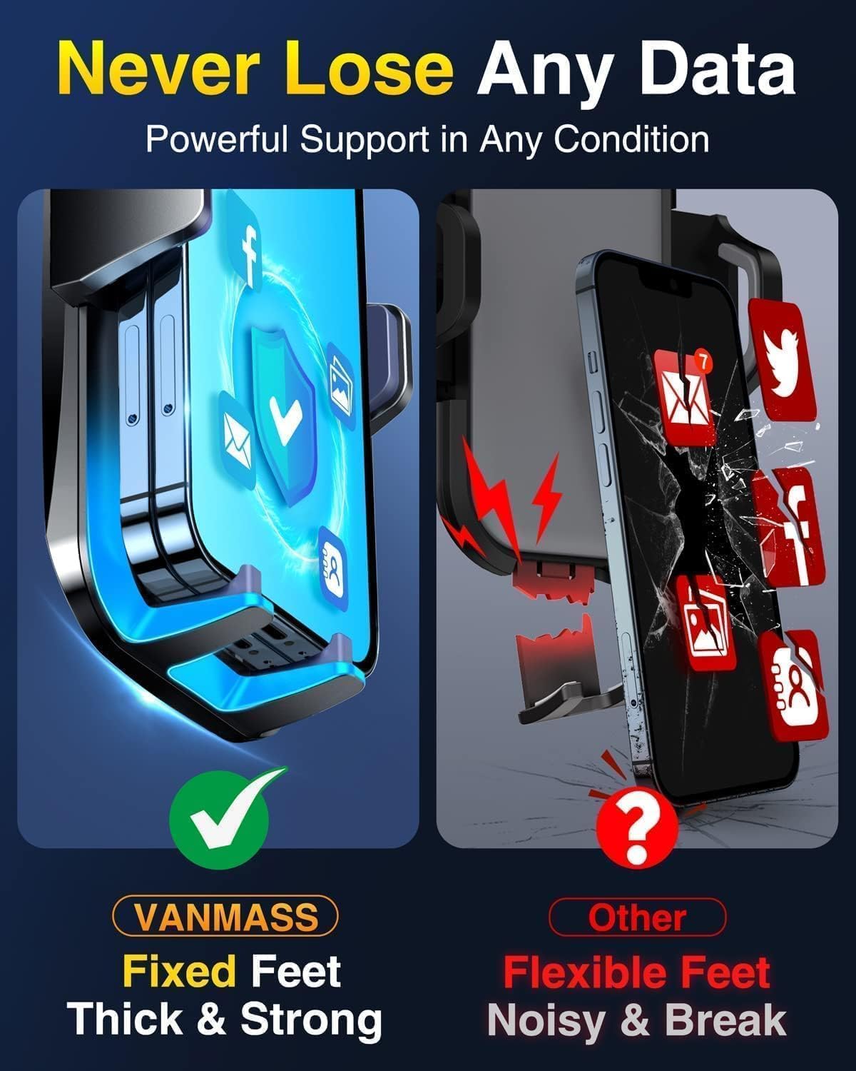 Soporte para teléfono de coche VANMASS?2025 Ultimate Militar mejorado 2025? - Imagen 5