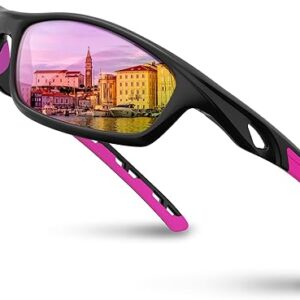 RIVBOS RB833 - Lentes de sol polarizados, unisex, con protección contra rayos ultravioleta