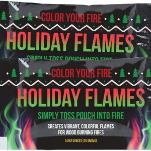 Magical Flames Crea llamas navideñas coloridas y vibrantes, transforma cualquier fuego de leña