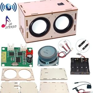 Kit de caja de altavoces Bluetooth DIY amplificador de sonido electrónico.