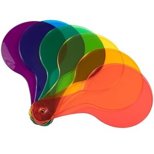 LEARNING ADVANTAGE Paletas de color - Juego de 6 - Ayuda práctica para la enseñanza.