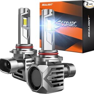 SEALIGHT Lámparas antiniebla 9005/HB3 de 60,000 lm para ATV y deportes de motor.