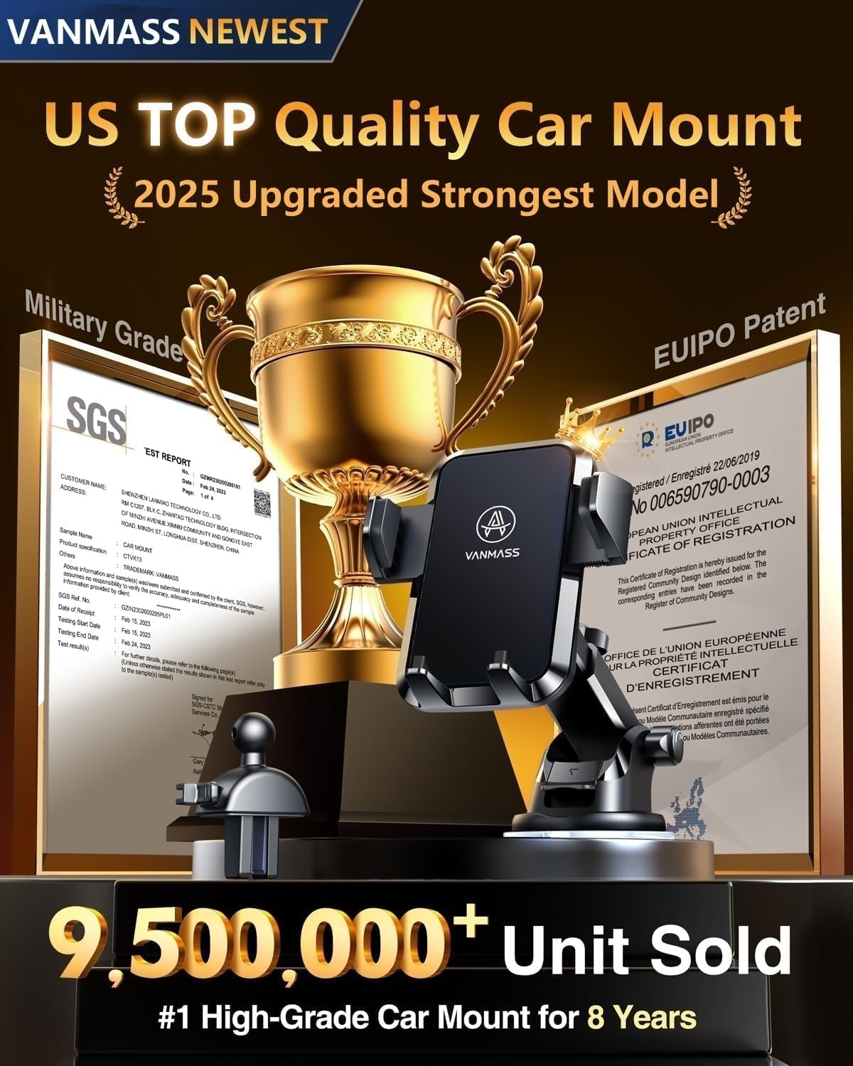 Soporte para teléfono de coche VANMASS?2025 Ultimate Militar mejorado 2025? - Imagen 4