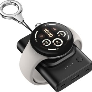 Cargador para Google Pixel Watch 3/2 y para Fitbit Versa 4/Versa 3/Sense 2/Sense/Ace LTE