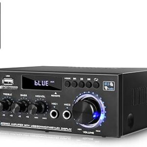 AK45 Amplificador de audio estéreo, 300 W, sistema de amplificador de potencia inalámbrico.