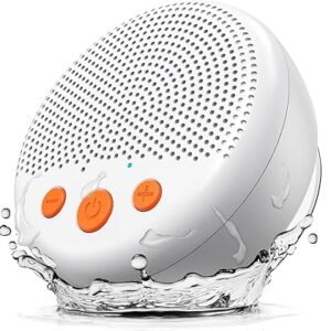 LENRUE Altavoz de ducha, altavoz Bluetooth impermeable inalámbrico, altavoces portátiles.