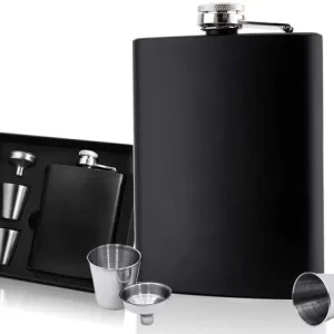 Set Licorera De 8 Oz,ánfora Rocker Acero Inoxidable.