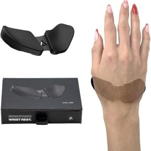 Reposamuñecas ergonómico para diestros para ratón, soporte para túnel carpiano