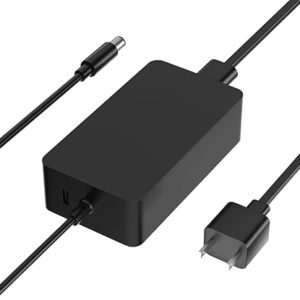 Cargador de fuente de alimentación de 90W 15V 6A apto para Microsoft Surface Pro.
