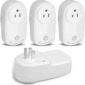 ZORZA Interruptor de sensor de movimiento, enchufe de luz con sensor de movimiento.