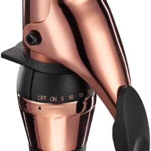 INFINITIPRO BY Conair - Rizador de titanio de oro rosa de 1 1/2 pulgadas.