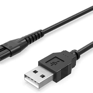 Cable de carga USB apto para cortacésped MANSCAPED 3.0/2.0 eléctrica Trimmer Shaver Razor.