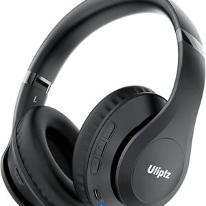 Uliptz Auriculares Bluetooth inalámbricos, tiempo de reproducción de 65 horas, 6 modos de sonido EQ