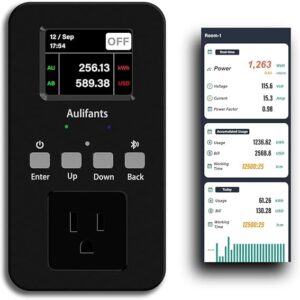 LP405 25A Heavy Duty Smart Plug Meter Sockets Monitor de Energía Industrial Billing Tasa.