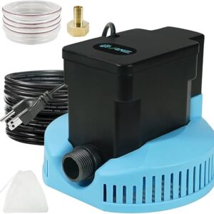 JANZ Bomba automática de cubierta de piscina sobre el piso 1200 GPH.