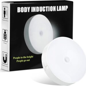 Luz magnética con sensor de movimiento para crucero con cable USB, luz nocturna recargable LED.