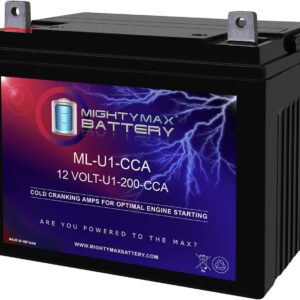 ML-U1-CCA -12 voltios, 200 CCA, terminal de tuerca y perno (NB), batería recargable SLA AGM