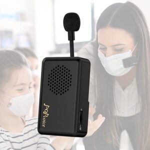 Mini amplificador de voz, micrófono portátil con altavoz, micrófono personal recargable.