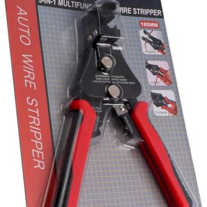 Herramienta de prensado de alambre 3 en 1 Alicates de alambre para pelar corte y prensado.