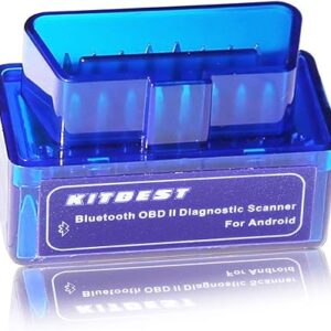 Kitbest Adaptador de escáner Bluetooth OBD OBD2 para Android.