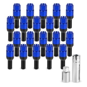 muge racing Perno de rueda M14x1.5, 20 pernos cónicos para rueda de asiento.