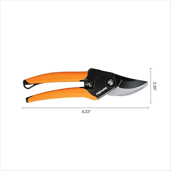 Fiskars - Tijeras bypass de podar, podadora de mano con capacidad de corte de 5/8 de pulgada. - Imagen 3