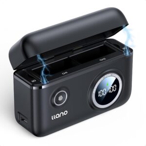 llano NP-W126s - Batería para cámara de 18 W, cargador USB C dual rápido, compatible con Fujifilm