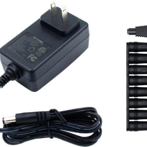 Fuente de alimentación de 24 V 1 A, cable de alimentación de 6 pies, certificado ETL, CA 100V-240V