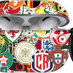 Funda protectora para Airpods Pro de segunda generación, diseño de baloncesto y fútbol.