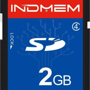 INDMEM Tarjeta SD 2GB Clase 4 Tarjeta de memoria flash 2G SLC Stanard Secure Tarjetas digitales
