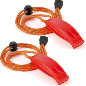 Silbato, silbato de emergencia súper fuerte con cordón.