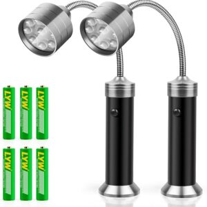 KOSIN - Luces LED para parrilla de asador con base magnética, muy brillantes.