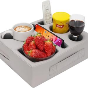 G GOOD GAIN Soporte para tazas de sofá, almohada, soporte para tazas de sofá, Cozy Buddy.