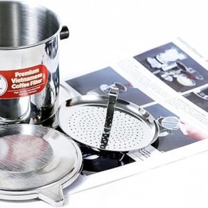 Juego de filtros de café vietnamita También se le conoce como cafetera vietnamita.