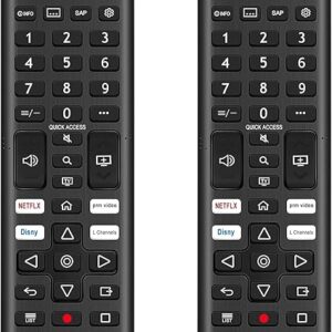 Paquete de 2 controles remotos universales para LG Smart TV de repuesto
