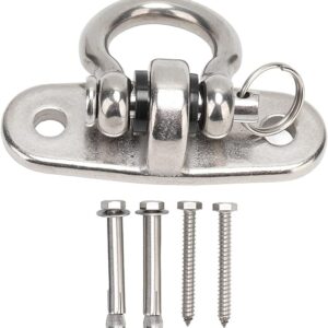 Juego de ganchos para columpio, resistente acero inoxidable 304.