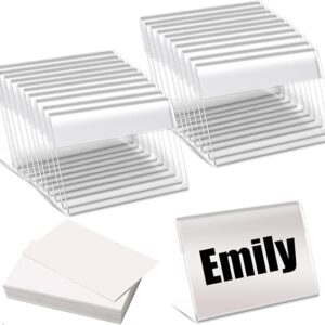 18 soportes transparentes de 3.5 x 2.5 pulgadas para tarjetas.