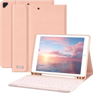 Funda para iPad de 9ª generación 2021 con teclado, 10.2 pulgadas, para iPad de 8ª/7ª