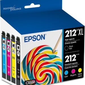 EPSON Paquete combinado de cartuchos de color negro y estándar de alta capacidad de tinta Claria