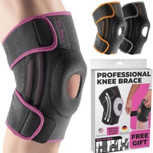 DR. BRACE - Rodillera profesional para el dolor de rodilla, con estabilizadores laterales.