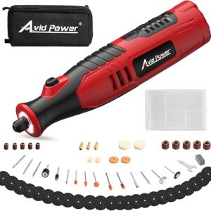 AVID POWER Herramienta rotativa inalámbrica de 2.0 Ah 8V, herramienta giratoria recargable.